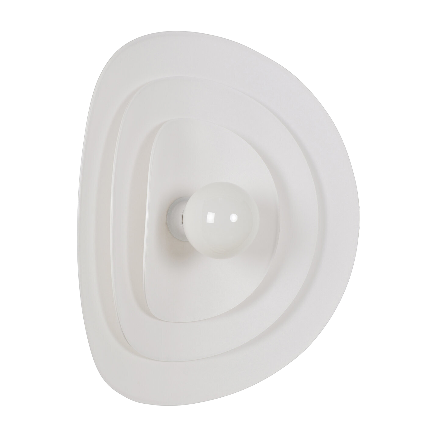Applique en papier murano blanche 46 cm Selenitis - Market set