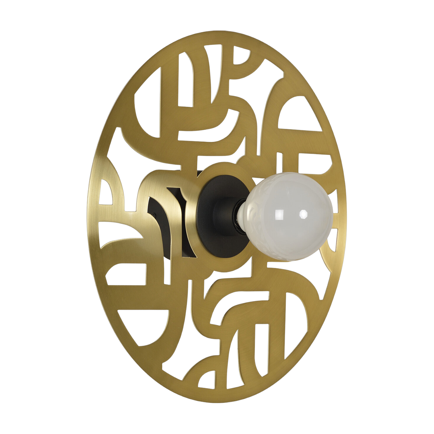 Applique traforata in ottone 40 cm Labyrinth - Market set