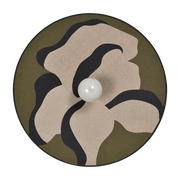 Wandleuchte aus Stoff nostalgia khaki 60 cm Sonia Laudet - Market Set