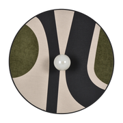 Wandleuchte Stoff Seventies und Birke 60 cm Sonia Laudet - Market Set