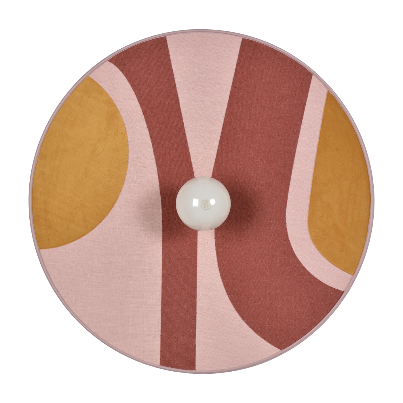 Applique rosa anni Settanta 60 cm Sonia Laudet - Market Set