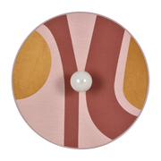 Lámpara de pared de tela setentas rosa 60 cm Sonia Laudet - Market Set