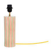 Pied de lampe en céramique vert et rose 10 x 34,5 cm Cloud Nine - Anna + Nina