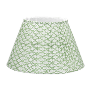 Paralume Paradise 24 cm in cotone verde e metallo - Anna + Nina