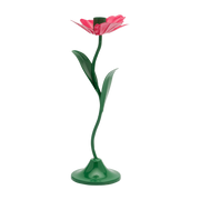 Green iron candleholder 11 x 29. 5 cm Primrose - Anna + Nina