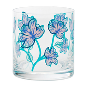 Verre à eau transparent avec dessins 9,7 x 8,5 cm Botanical Sea Garden - Anna + Nina