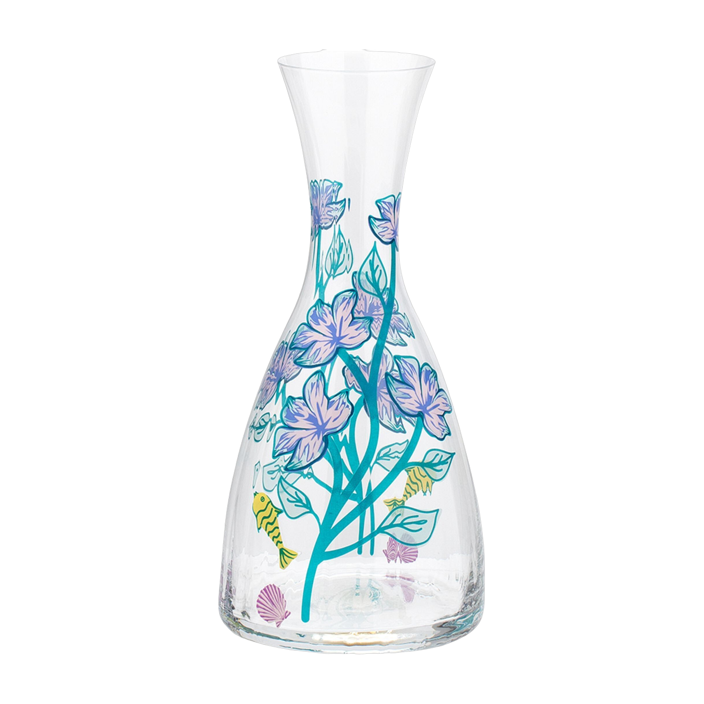 إبريق زجاجي بنقوش 13 × 27 سم Botanical Sea Garden - Anna + Nina
