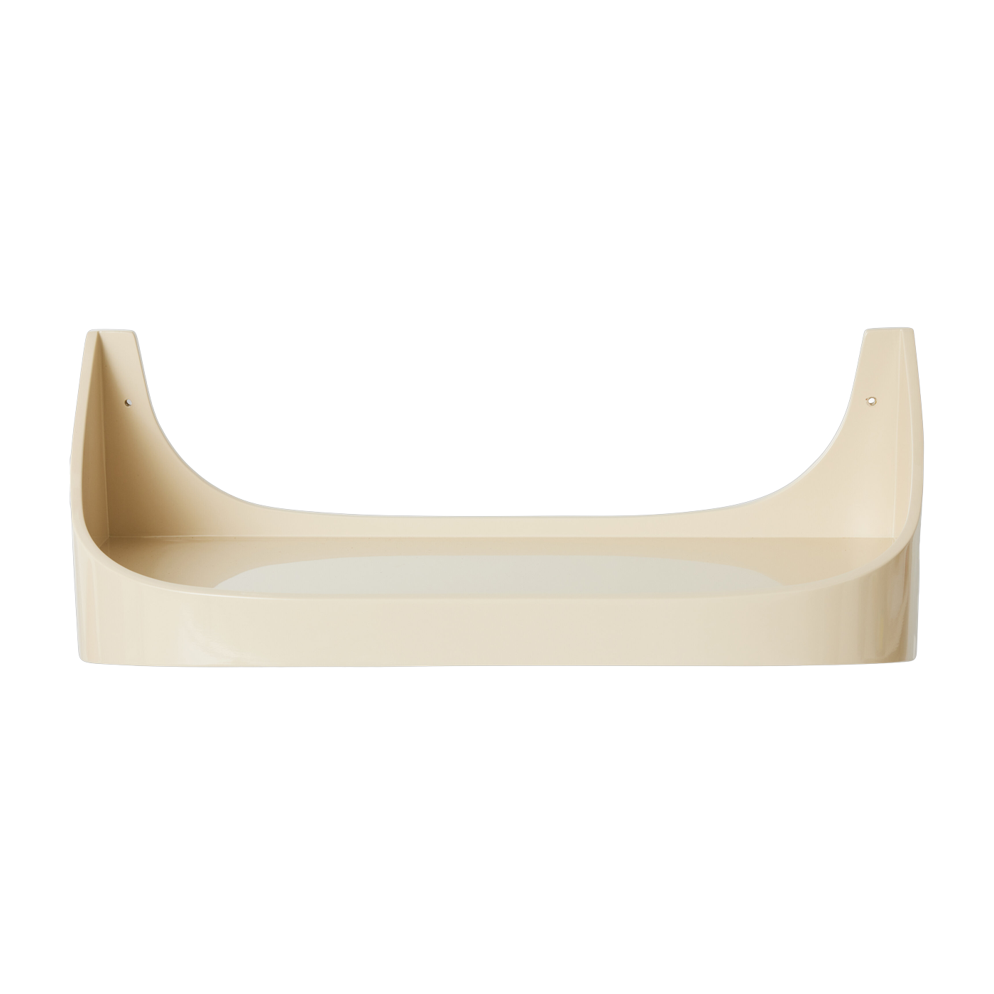 Estantería retro en contrachapado crema 60 x 25 x 24 cm - Estantes de pared HKliving