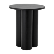 Aio black wood side table 45 x 52 cm - Bloomingville