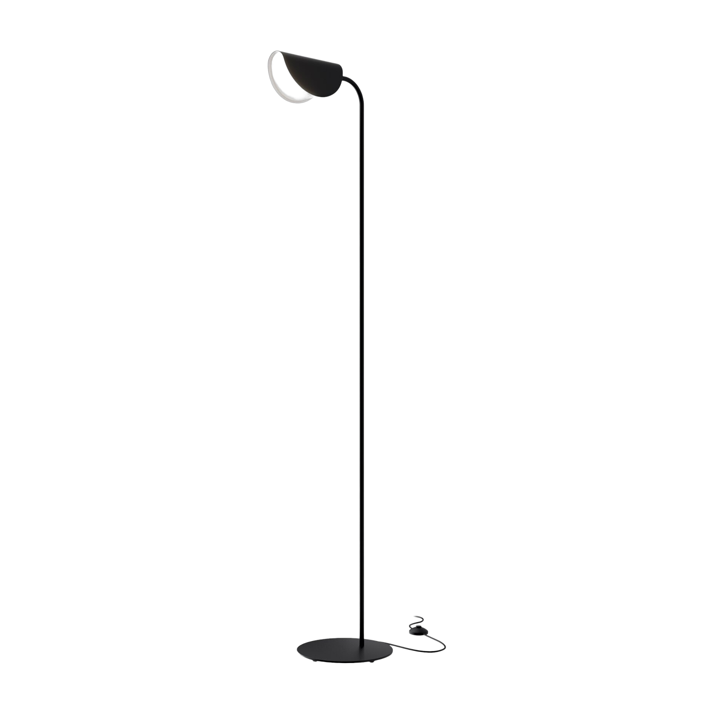 Mollis black metal floor lamp - Maytoni
