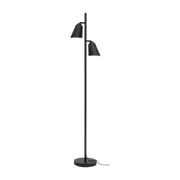 Lampadaire 2 abats-jours en fer noir 162cm Bremen - It's about Romi
