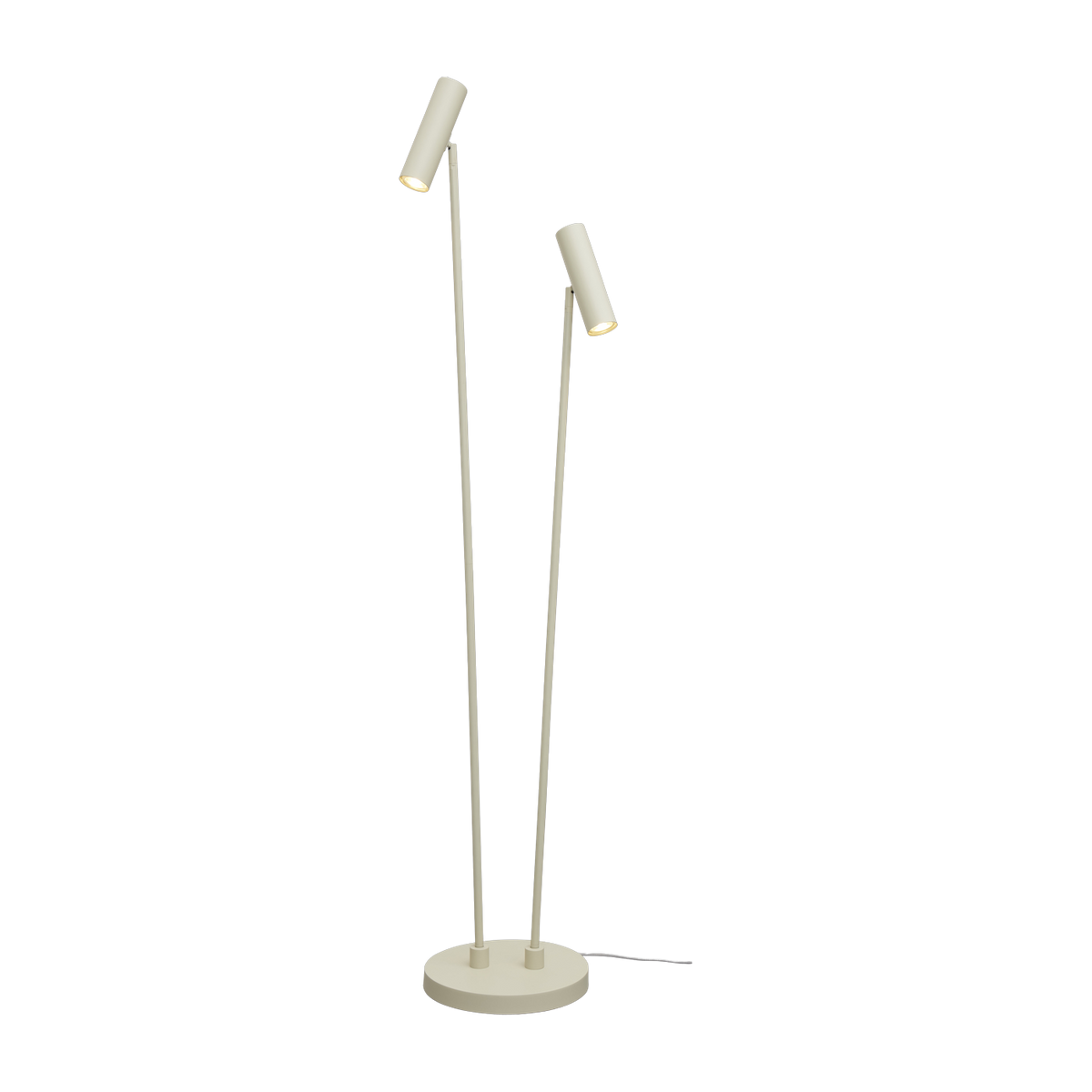 2-arm soft green iron floor lamp 162 cm Havana - It's about Romi