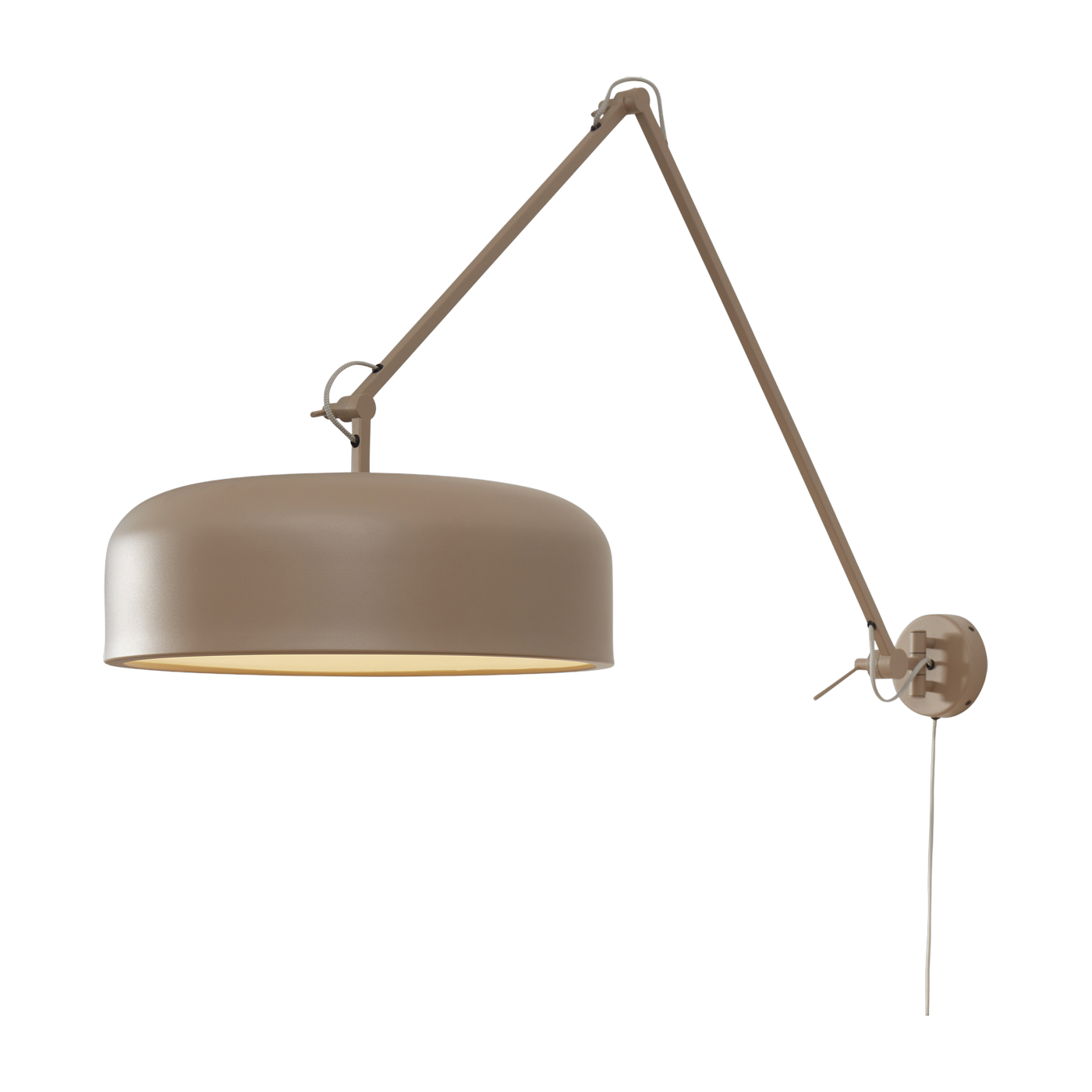 Marseille Lampada da parete regolabile in ferro color sabbia 155cm - It's about Romi
