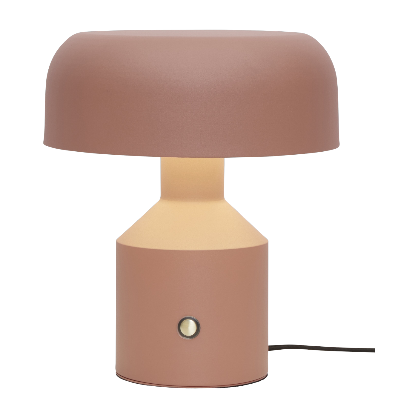 Lampe à poser Iron Porto H. 30X25Cm/abat-jour Rond Dia. 25X9Cm Terra - it's about RoMi