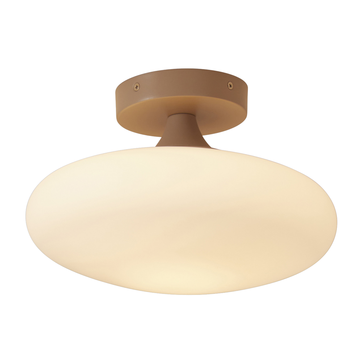 Sand white glass ceiling light 28.5 cm Sapporo - It's about Romi