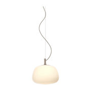Suspension en verre blanc et sable 25cm Sapporo - It's about Romi