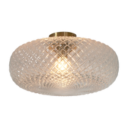 Luz de techo de cristal dorado 44cm Venecia - It's about Romi