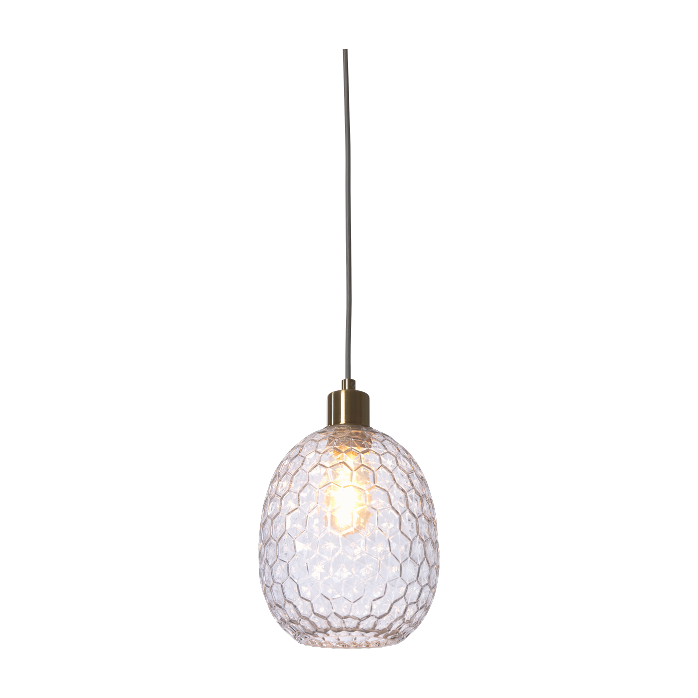 Haengelampe Glas Venice Oval Transparent - it's about RoMi