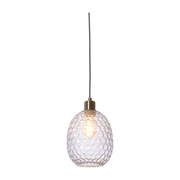 Haengelampe Glas Venice Oval Transparent - it's about RoMi