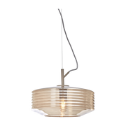 Hanging Lamp Glass Verona Ribbed Amber - it's about RoMi