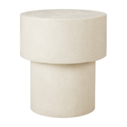 Table d'appoint 41 x 47 cm off-white en microciment Elements - Ethnicraft Accessories