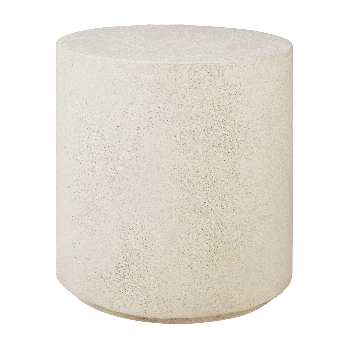 Beistelltisch 40 x 42 cm off-white aus Mikrozement Elements -. Ethnicraft Accessories