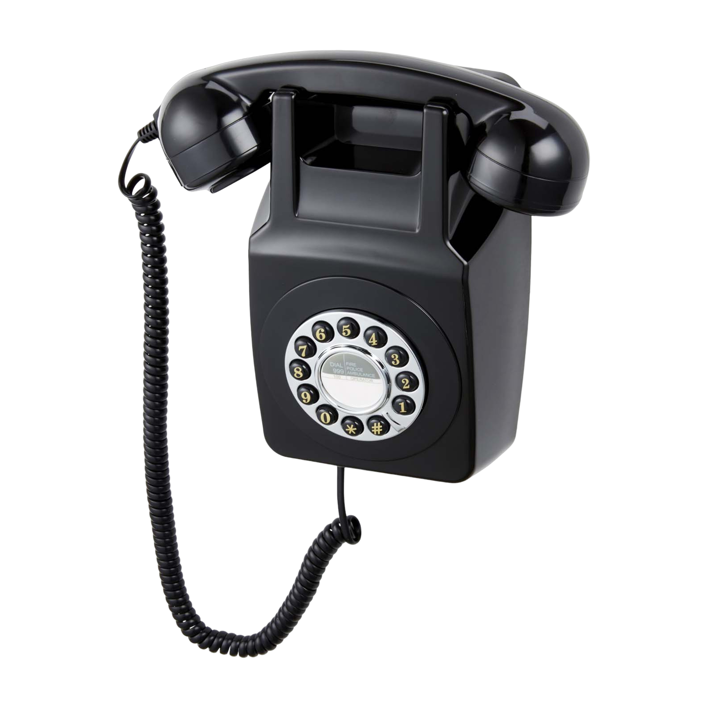 Téléphone mural  noir GPO 746  - GPO Retro