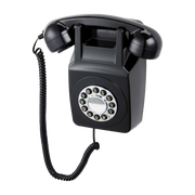 Teléfono de pared negro GPO 746 - GPO Retro