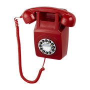Red wall phone GPO 746 - GPO Retro
