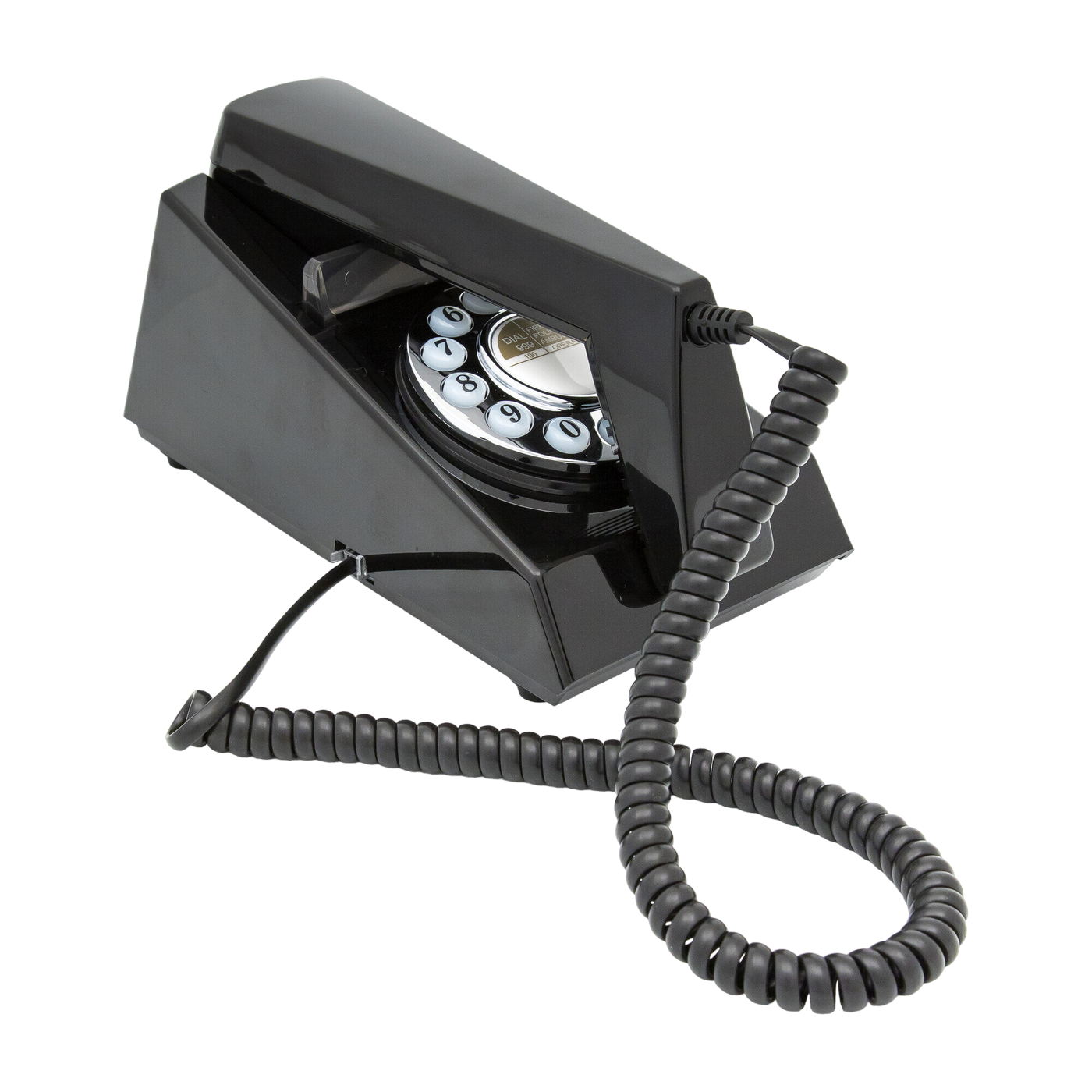 Schwarzes Telefon GPO TRIM PHONE -. GPO Retro