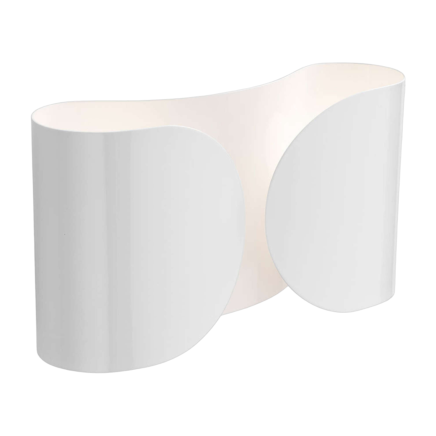 Lámpara de pared design en metal blanco Foglio - Flos