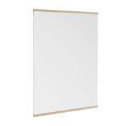 Specchio rettangolare da parete in rovere 70x100 cm Wall - Moebe