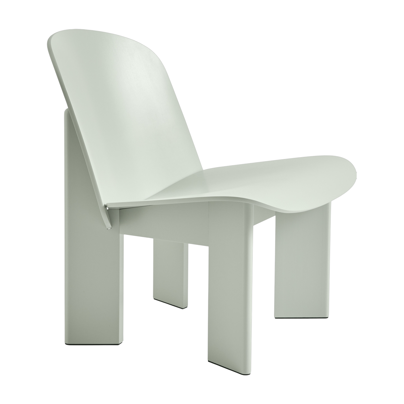 Fauteuil en hêtre eucalyptus laquée à l'eau Chisel - Hay