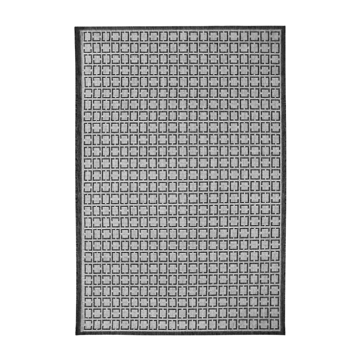 Black and white rectangular rug 230 x 160 cm Marigny - Edito