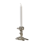 Bougeoir argenté 14 cm Drip - Pols Potten