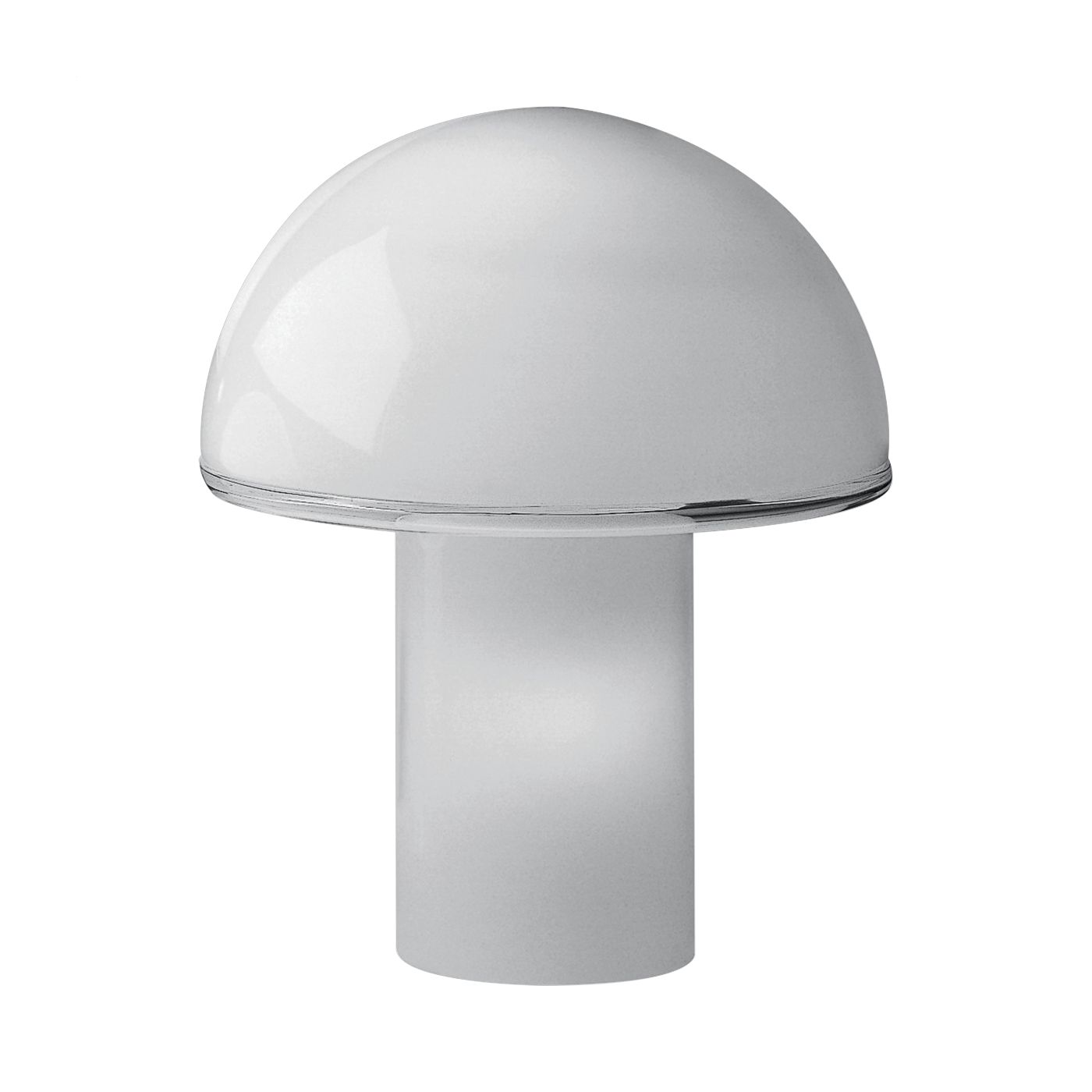 Lampada in vetro soffiato bianco da 28 cm Onfale - Artemide