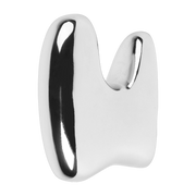 Patère en aluminium argenté 7 x 10 cm Roberta - Broste Copenhagen