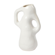 Vase gres blanco 35 cm Isolda - Broste Copenhagen