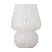 Vase Halim - vidrio en tonos blancos Bloomingville