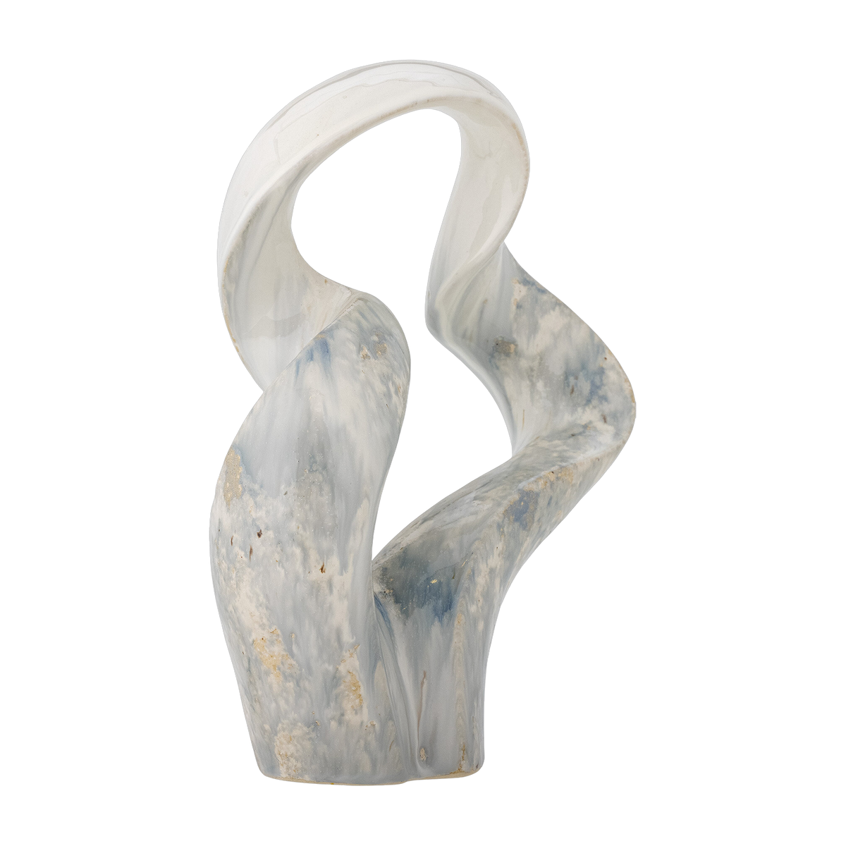 Skulptur aus grau glasiertem Sandstein Rouyi Deko -. Bloomingville