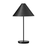 Lampada portatile in acciaio spazzolato nero da 30 cm Brolly - New Works