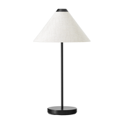 Lampe portable en acier brossé lin 30 cm Brolly - New Works