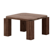 Smoked oak coffee table 60 x 60 cm Atlas - New works