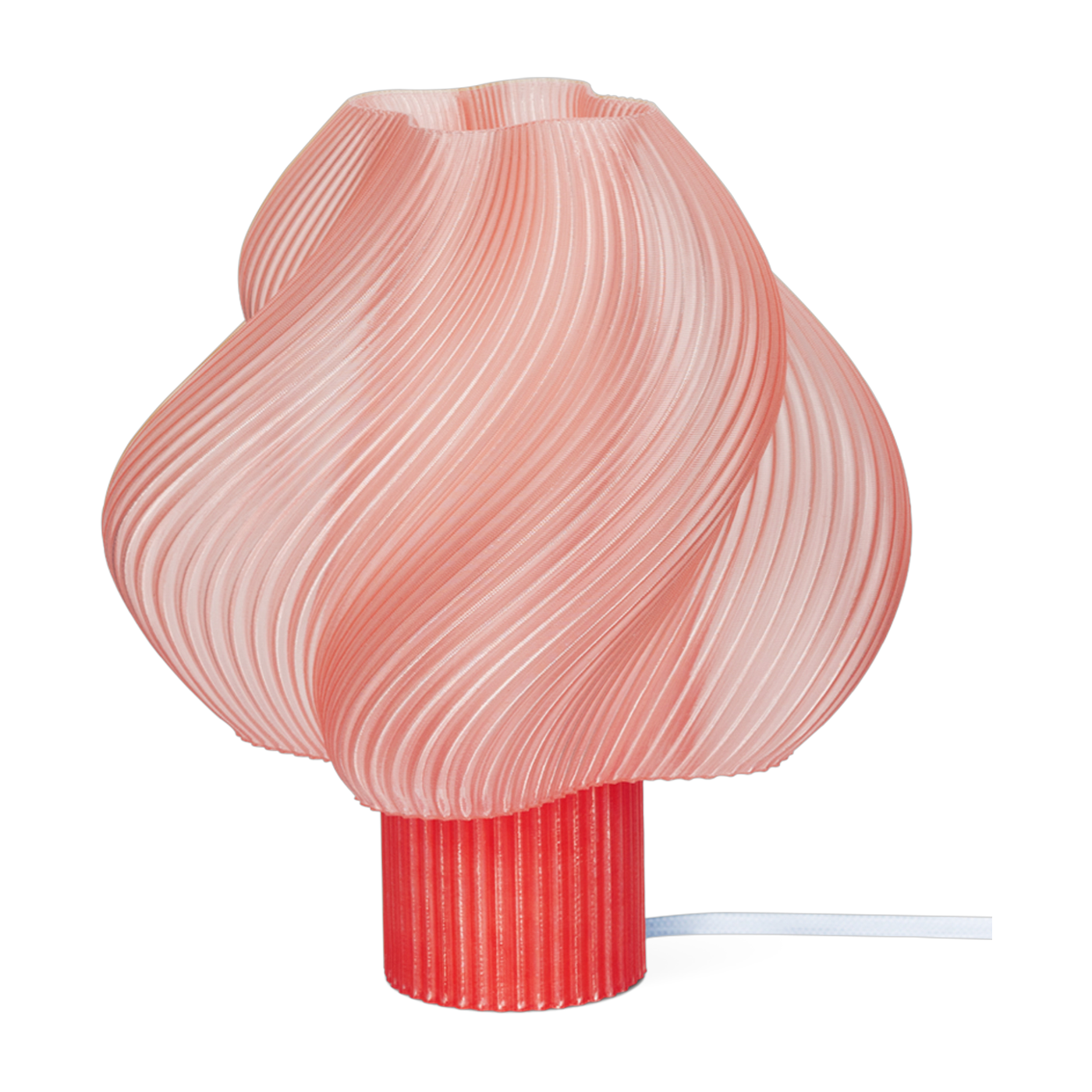 Lampe de table peach sorbet 26 cm Soft serve regular - Crème Atelier