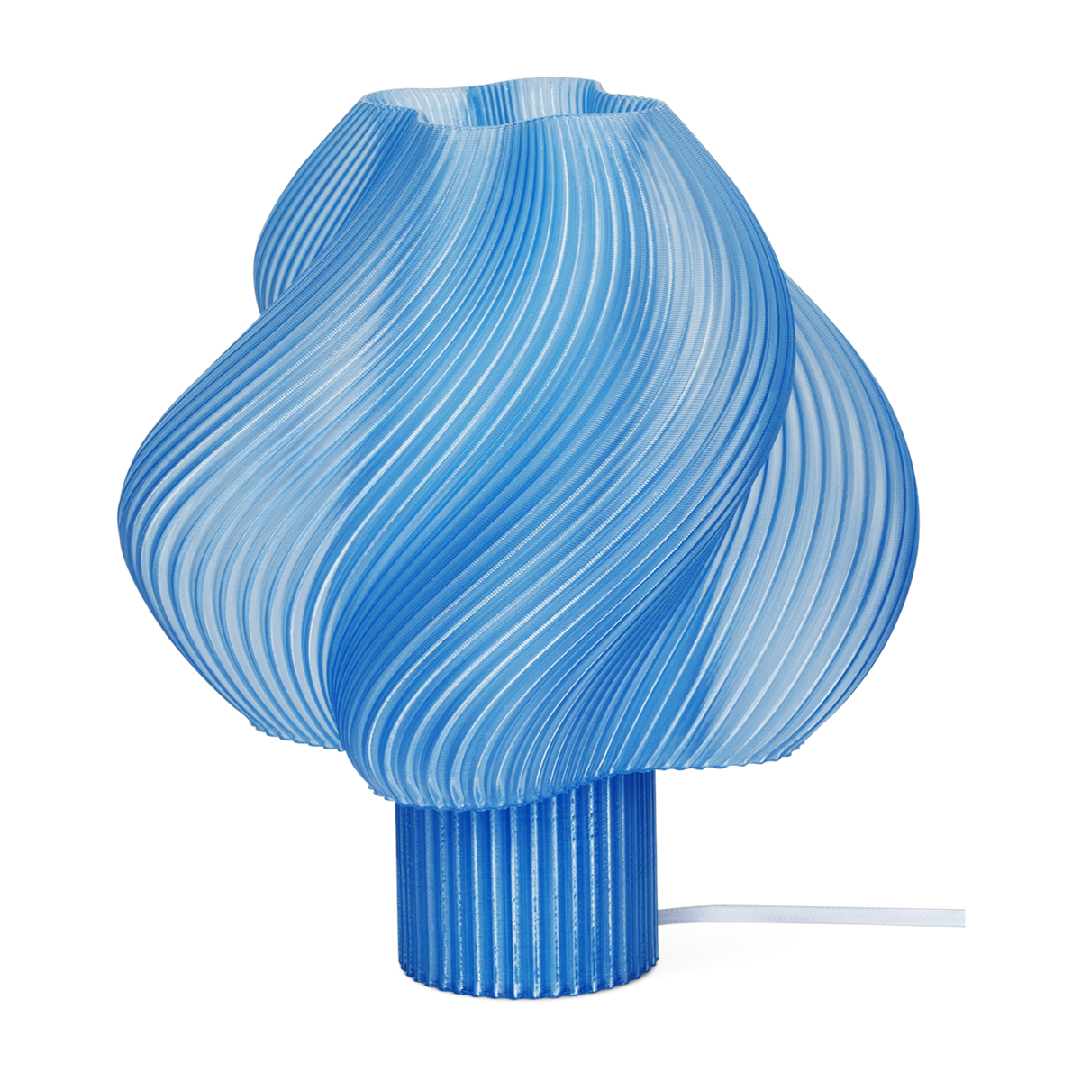 Lampe de table blueberry sorbet 34 cm Soft serve grande - Crème Atelier