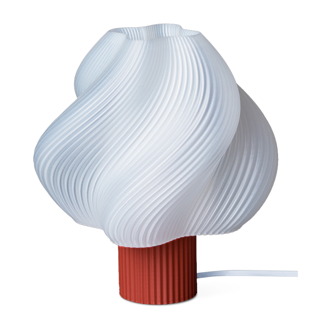 Rhubarb table lamp 26 cm Soft serve regular - Crème Atelier