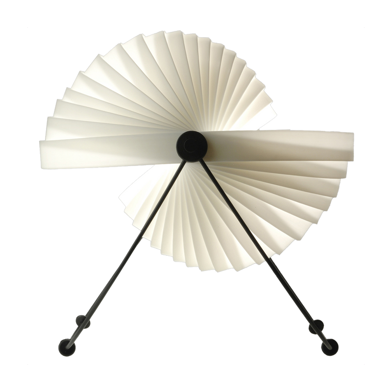 Lampe à poser en polypropylène blanc 36cm Eclipse - Objekto