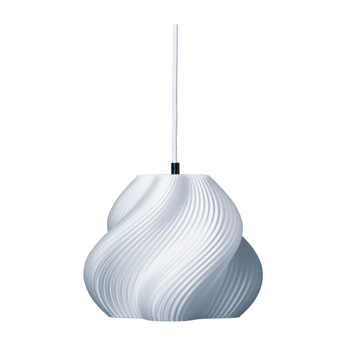 Lampada a sospensione in ottone 20 cm Soft servire 01 - Crème atelier