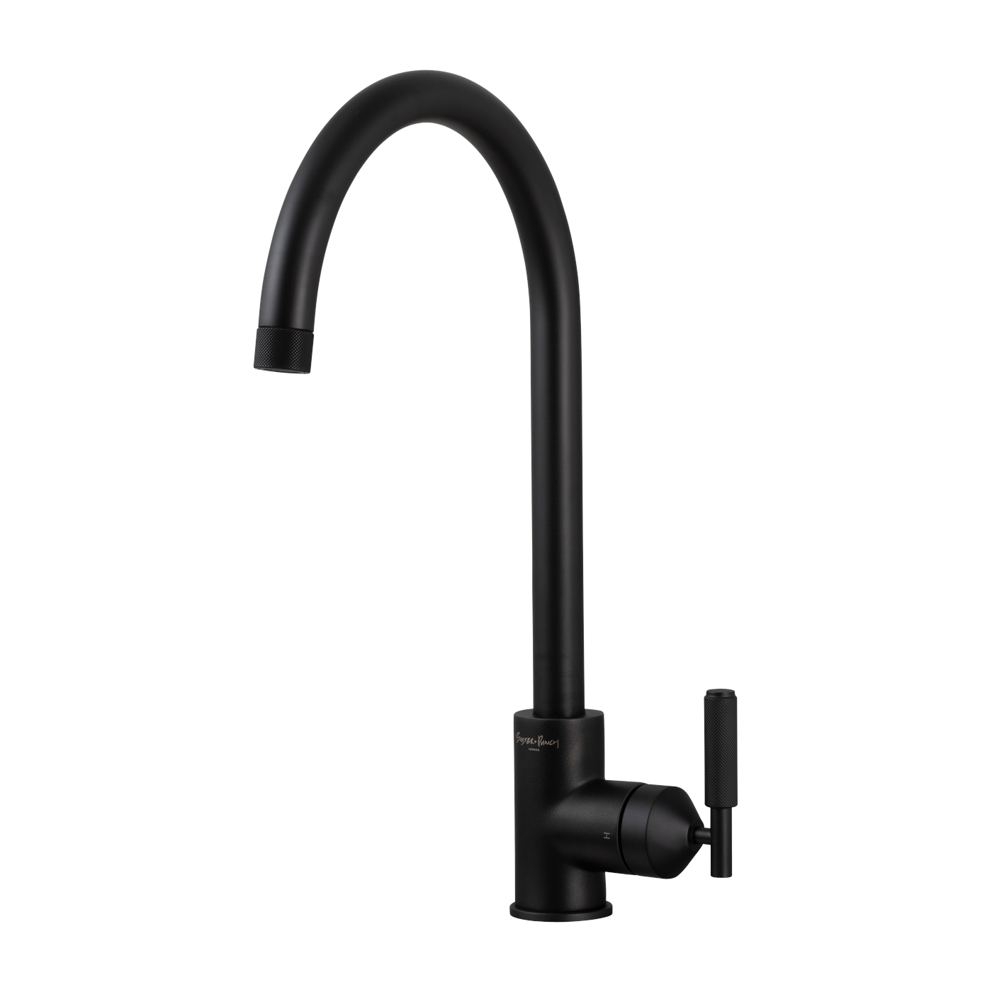 Rubinetto da cucina in metallo massiccio nero 37, 2 x 25, 3 cm - Buster + Punch