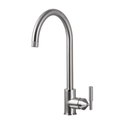 Solid metal silver kitchen faucet 37. 2 x 25. 3 cm - Buster + Punch